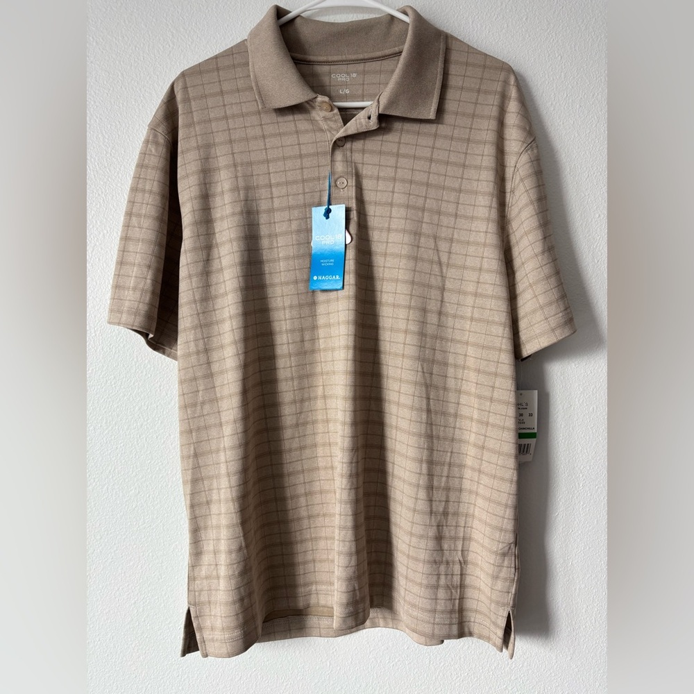 Men's Beige Polo Shirt